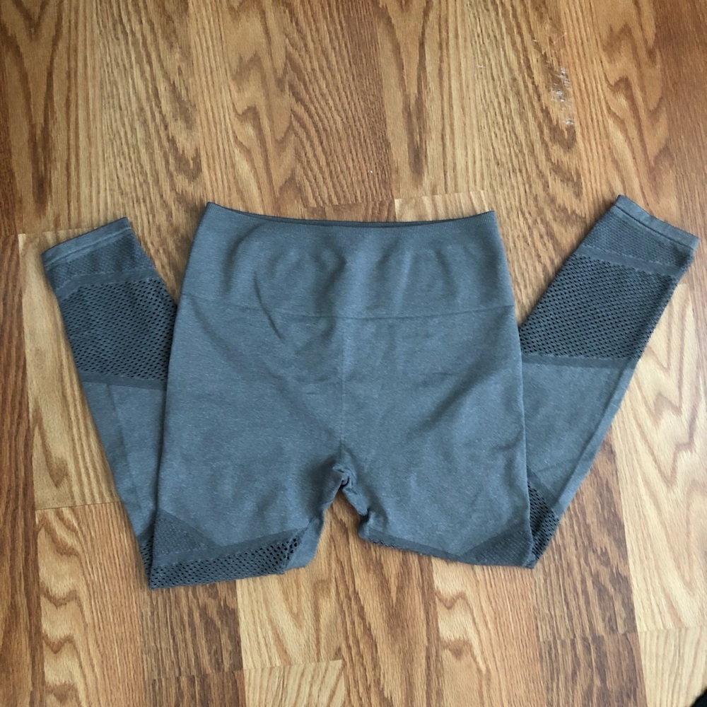 Fabletics grey mesh leggings